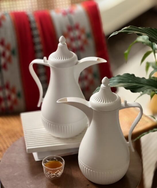 Arabic style flask white