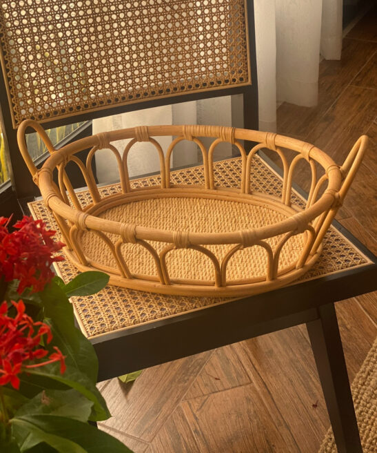 سلة من الخيزان الفيتنامي