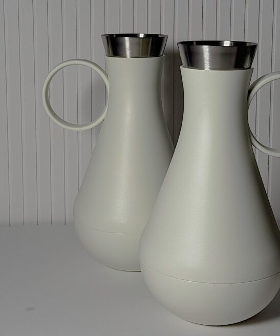 white Dallah set of two